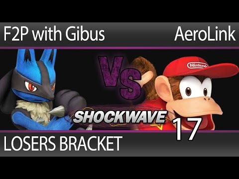 SW17 Smash 4 - F2P with Gibus (Lucario) vs AeroLink (Diddy) - Losers Bracket
