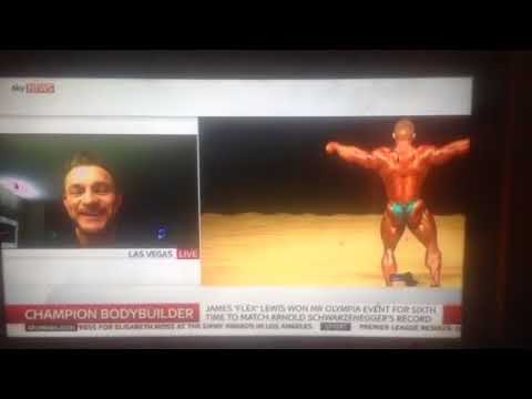 Mr. Olympia 2017, 212 Winner, Flex Lewis on Sky News