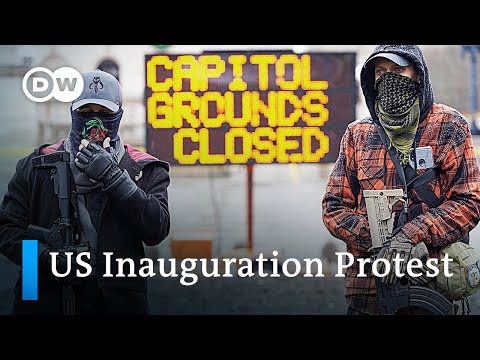 美國總統就職典禮前的緊張平靜美國總統喬-拜登就職典禮前的緊張平靜 - DW News (US: Tense calm ahead of Joe Biden's presidential inauguration | DW News)