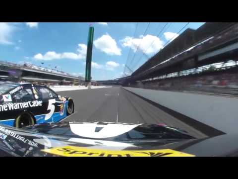 Jeff Gordon 2014 Brickyard 400 onboard Indianapolis, Indiana last half