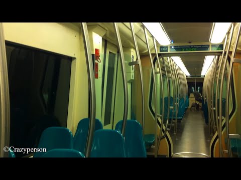 RET Metro rit (avond) Rotterdam Stadhuis-Rijnhaven + Maashaven-Slinge (in 5332)