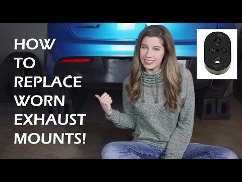 HOW TO REPLACE WORN OR BROKEN EXHAUST MOUNTS!