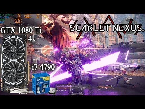 SCARLET NEXUS 4k ( 2160p ) ultra settings No AA GTX 1080 ti | i7 4790
