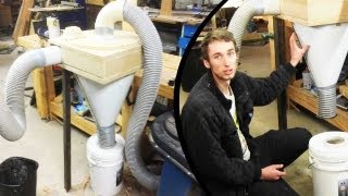 Make a Cyclone Dust Separator - The Top Hat (part 1 of 3) (home made cyclone)