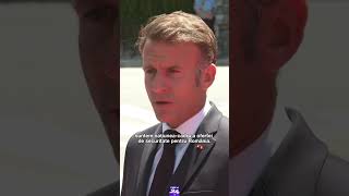 Macron: „Securitatea României reprezintă o prioritate pentru Franța. Puteți conta pe noi” #digi24