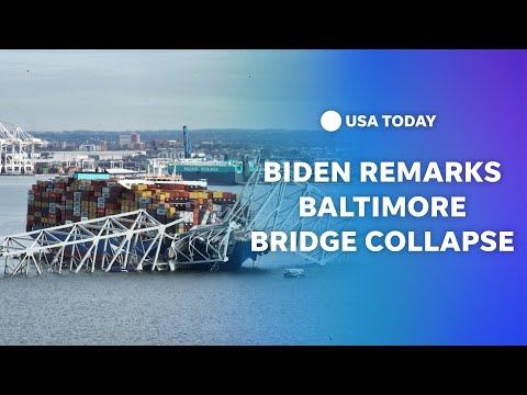 Watch live President Biden delivers remarks on collapse of Baltimore's Francis Scott Key Bridge