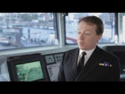 HMS Defender Arrives at Port of Hamburg 13.05.13