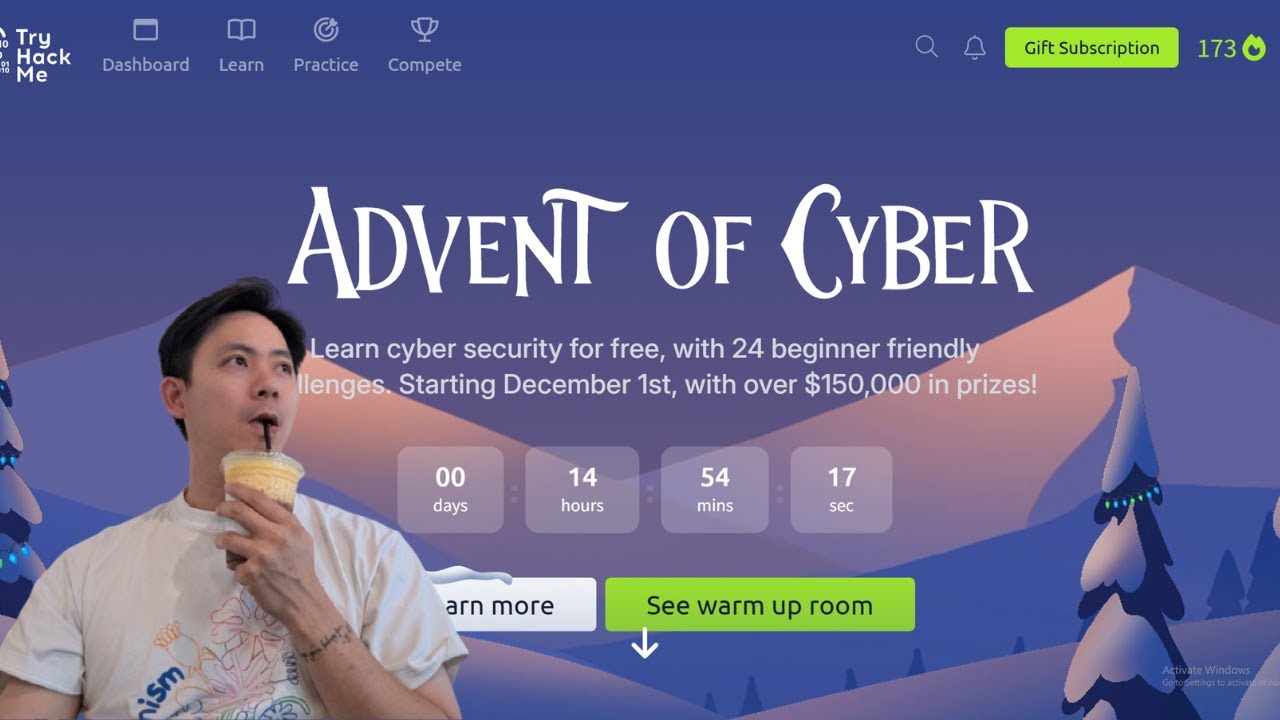 Advent of Cyber 2025 — FREE Beginner Hacking Bootcamp & Prizes Explained