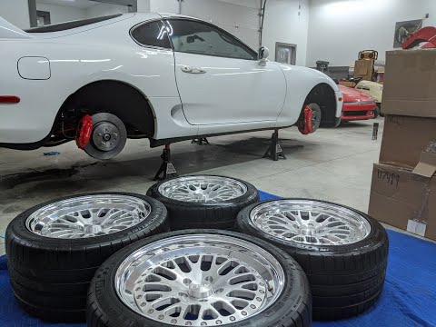 Supra MKIV SRT8 BBK Caliper Install with CCW Classics