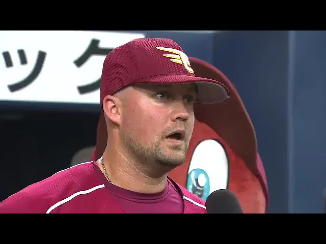 イーグルス・マギー選手ヒーローインタビュー 6月30日 オリックス・バファローズ 対 東北楽天ゴールデンイーグルス