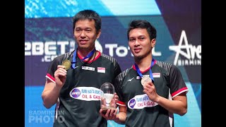 Download lagu 2019 YONEX All England Mens Doubles final - key moments - Ahsan Setiawan mp3