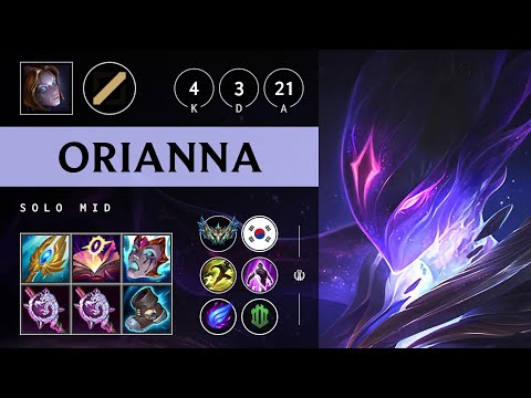 Orianna Mid vs Syndra - KR Challenger Patch 25.12