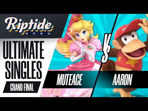 MuteAce (Peach) vs Aaron (Diddy Kong) - Ultimate Singles Grand Final - Riptide 2023