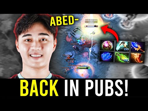 "ABED tries the Most OP HERO "LINA" and this happens.."