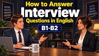 How to Answer Interview Questions Easily in English | Job Interview English Practice