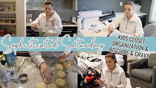 GET ORGANIZED & COOK WITH ME // Weekend Day in the Life as a Mom