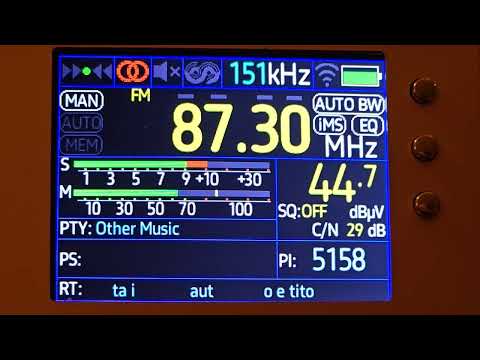 Radio Studio X on FM 87,3 MHz.