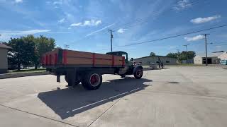 1933 Federal JBX Stake Truck Driving Off