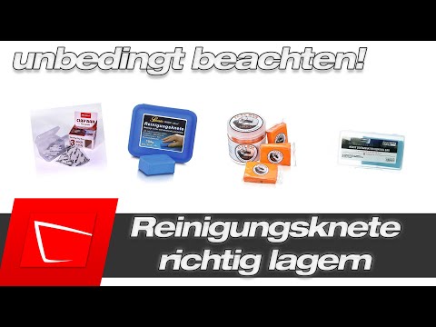 How to store cleaning clay properly! A very helpful tip that saves you stress and money!