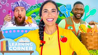 Daily Routines Made Fun! | The Melon Patch | Learning Corner 📚 Educati