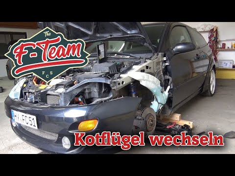 Ford Focus MK1 Kotflügel wechseln / abbauen / anbauen / tauschen /austauschen | Anleitung | Tutorial