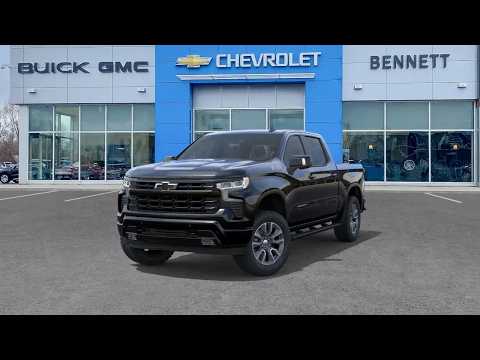 2026 Chevrolet Silverado 1500 Crew Cab Short Box 4-Wheel Drive RST in Black for sale at Bennett Chevrolet Cadillac Buick GMC Ltd. in Cambridge, ON