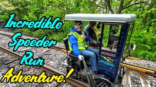 AMAZING Railroad Speeder Adventure Finger Lakes of NY
