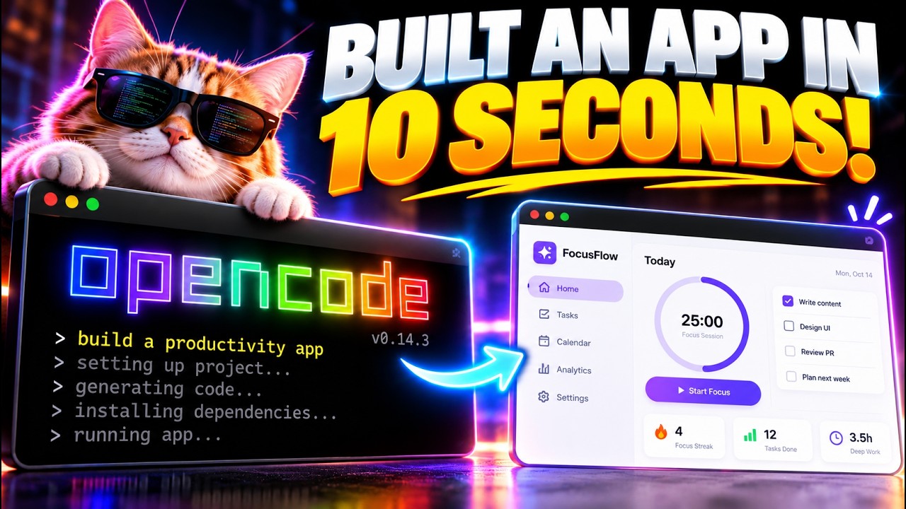 CatJam: This FREE AI Built an App in 10 SECONDS!