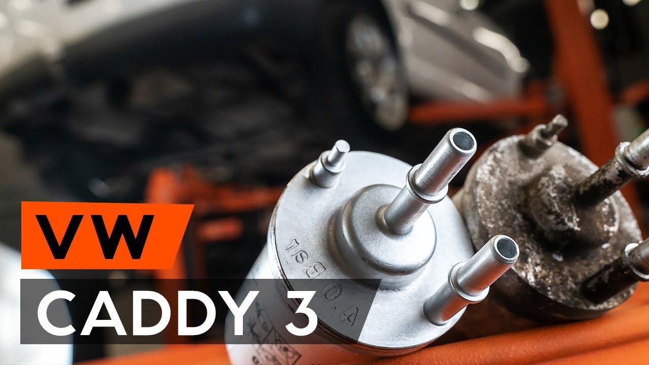 Cum să schimbați: filtru combustibil la VW Caddy 3 Kombi | Ghid de înlocuire