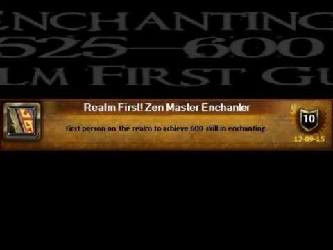 Enchanting 525-600, Realm First Guide!