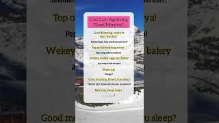 Download lagu Cara lain ngomong 'Good Morning' #bahasainggris #belajarbahasainggris #belajar #bahasa #shorts mp3 Download lagu Cara lain ngomong 'Good Morning' #bahasainggris #belajarbahasainggris #belajar #bahasa #shorts mp3