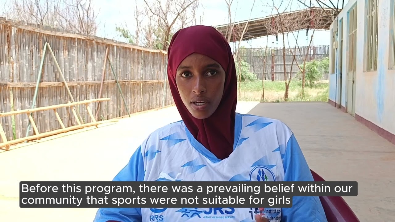 Girls challenging stereotypes through volleyball in Ethiopia