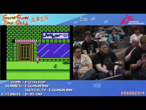 Pizza Pop by EggmaniMN in 10:29 - SGDQ2014 - Part 16