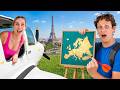 Throwing A Dart On A Map Of Europe And Racing To Where It Lands