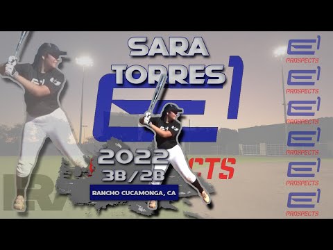 2022 Sara Torres Third Base and Second Base, Softball Skills Video - E1 Silva
