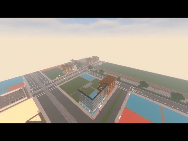 WITH TIMELAPSE - Portland project - 2010s apartment building Minecraft Map