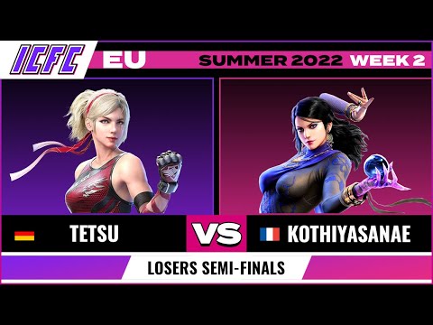 Tetsu (Lidia/Claudio) vs kothiyasanae (Zafina) - Losers Semi-Finals - ICFC TEKKEN EU: Summer 2022 W2