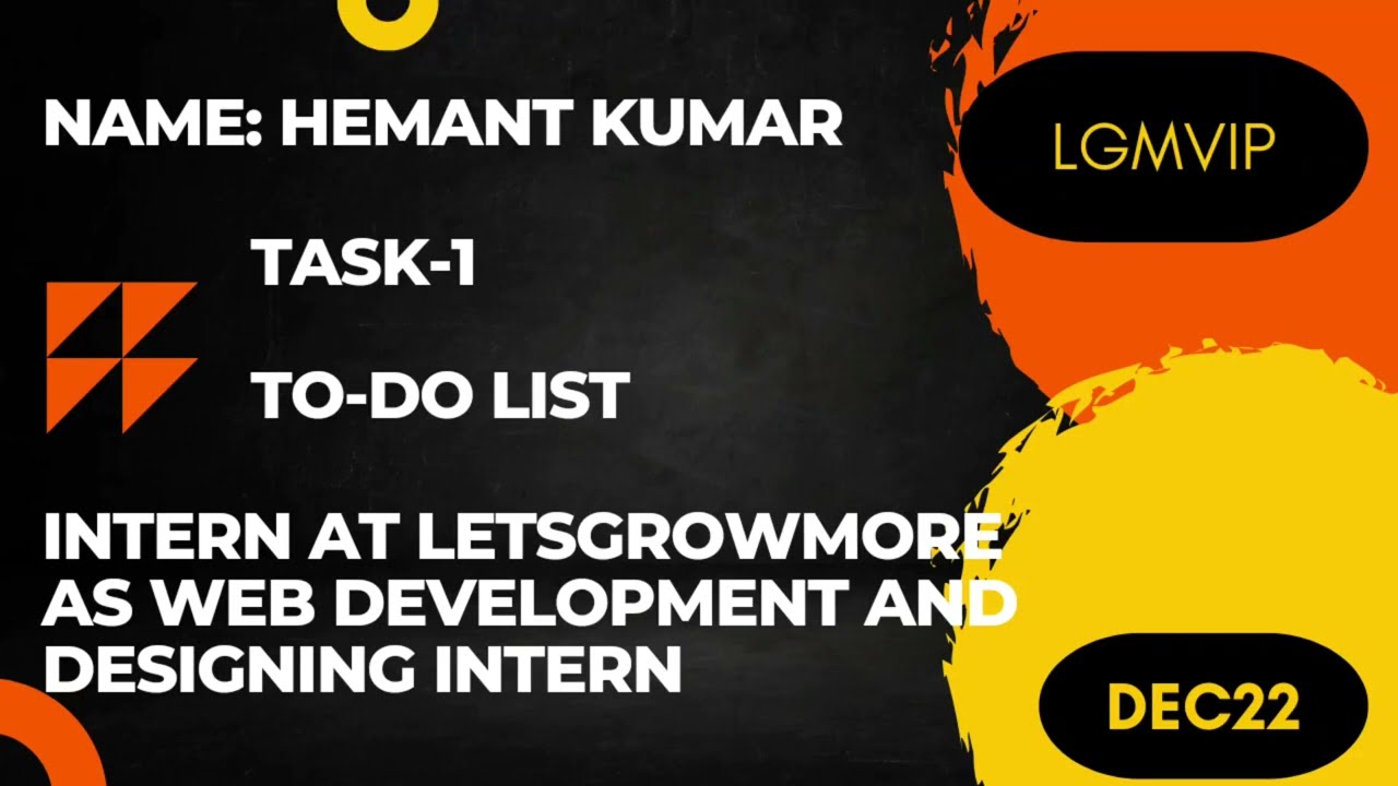 To-Do List using HTML || CSS || JAVASCRIPT || LGMVIP || INTERNSHIP || TASK1