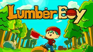 【LumberBoy】限られた時間で大量の木を伐採して全ての強化を解放したインクリメンタルゲーム【Steam】