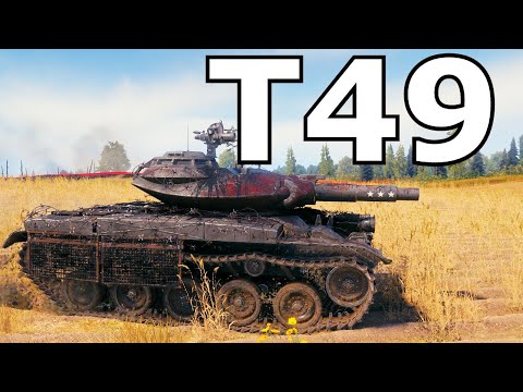World of Tanks T49 - 16,4K Spot Damage