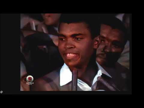 Muhammad Ali statement after Phantom Punch fight | Ali vs. Liston II (Colorized)
