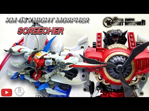 CRIMSON SCREAM: Transformers MASTERMIND CREATIONS KM-05 KNIGHT MORPHER SCREECHER simply view