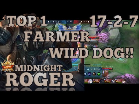 MANIAC! 17KILL | ROGER BESTBUILD 2021 | TOP GLOBAL WILD DOG! | MIDNIGHT AC