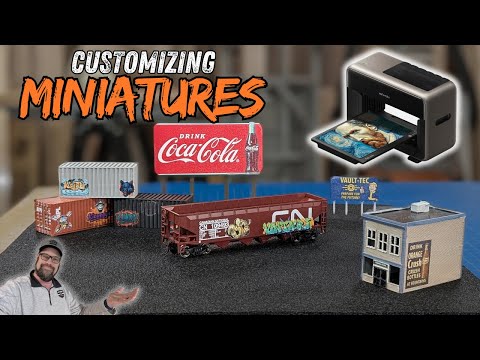 Customizing Model Trains with the EufyMake E1 UV printer