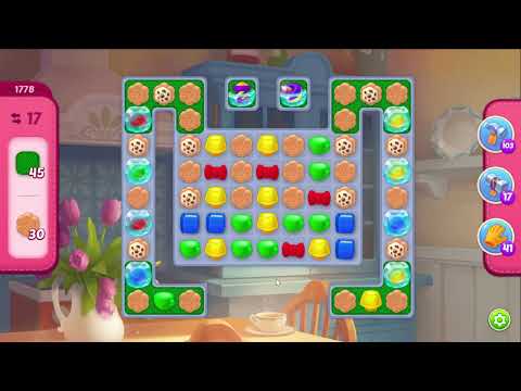 Homescapes 1778 Super Hard Level - 17 moves - NO BooSTERS