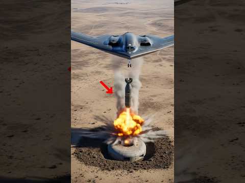 One Bomb Destroys the Entire Bunker! 💣 | GBU-57 Bunker Buster Explained