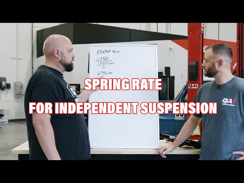 How To: Calculate Spring Rate For Independent Suspension | QA1 Tech