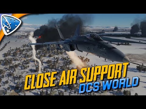 DCS World: Close Air Support | F/A-18C Hornet Campaign Mission #2