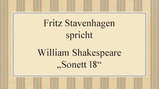 William Shakespeare „Sonett 18“