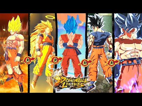 ALL TRANSFORMATION & REVIVE CHARACTERS | DRAGON BALL LEGENDS | 4K Landscape